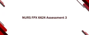 NURS FPX 6624 Assessment 3